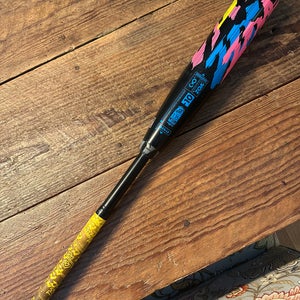 2023 DeMarini Zoa Glitch Composite USSSA Certified Bat (-10) 19 oz 29" (Used)