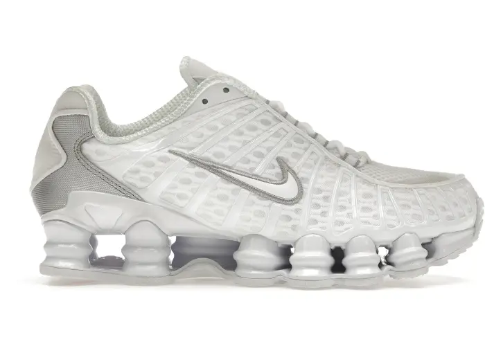 Size 8 - Nike Shox TL White Metallic Silver Max Women's (NO BOX) AR3566-100