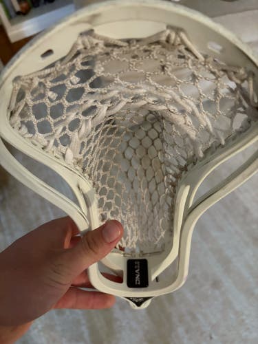 ECD DNA 2.0 Lacrosse Head - White - Strung, Like New