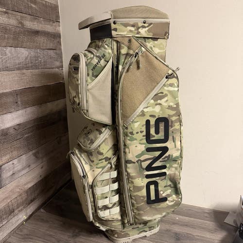 PING Traverse Golf Cart Bag MultiCam Army OCP Camouflage Brand New! 14-Way