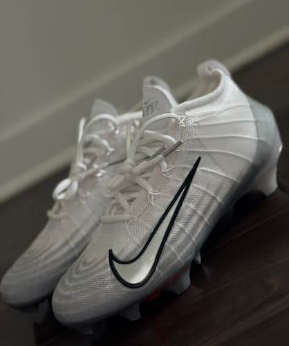 Nike Vapor Elite 1 White Metallic Silver Cleats men’s size 7 *NEW* FB3288-100
