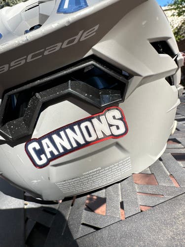 PLL Game Used Cannons Cascade XRS Helmet