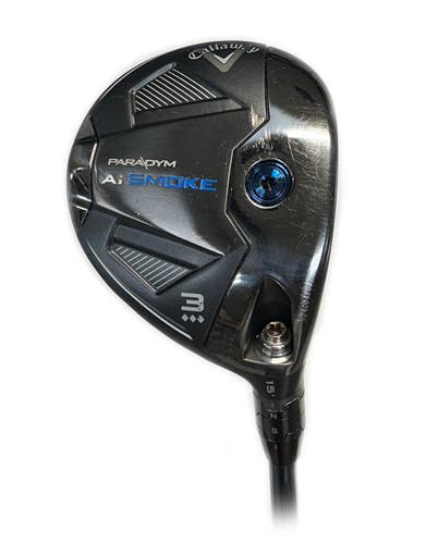 Callaway Paradym Ai Smoke Triple Diamond 15* 3 Wood Graphite Fujikura Ventus