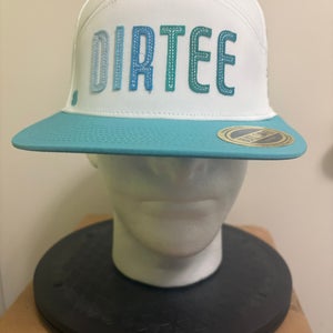 White One Size Fits All Black Clover Hat (New)