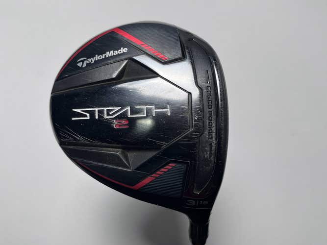 TaylorMade Stealth 2 3 Fairway Wood 15* Fujikura Ventus Red TR 6-S Stiff RH