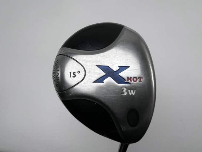 Callaway X Hot 2007 3 Fairway Wood 15* Fujikura Banzai Regular Graphite Mens RH