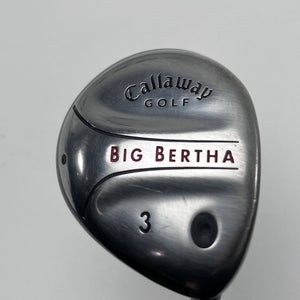 Callaway Big Bertha 2004 3 Fairway Wood 15* RCH 75w Firm Graphite Mens RH