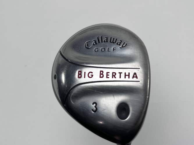 Callaway Big Bertha 2004 3 Fairway Wood 15* RCH 75w Firm Graphite Mens RH