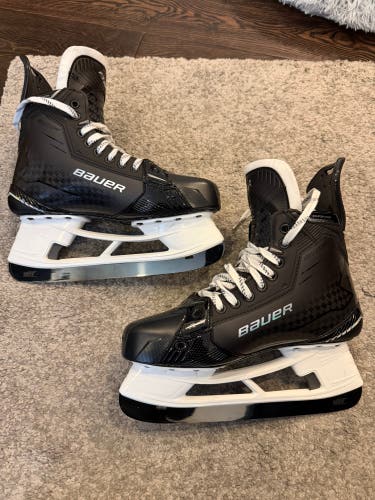 2024 Bauer Supreme Shadow Hockey Skates 9.5 (New) Fit 1