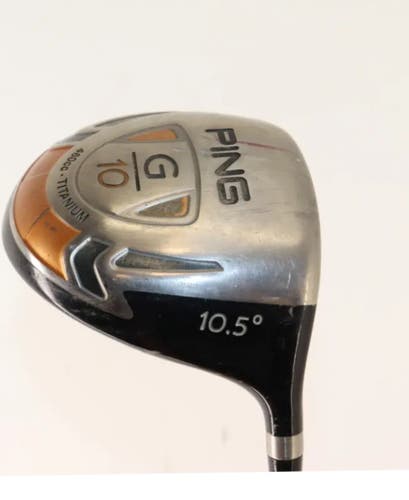 Men's Ping G10 Right Handed Driver Stiff Flex 10.5 Loft Graphite Shaft 46" (Used)