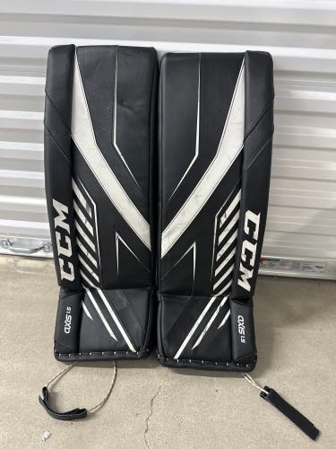 28" CCM Axis 1.5 Goalie Leg Pads (Used)