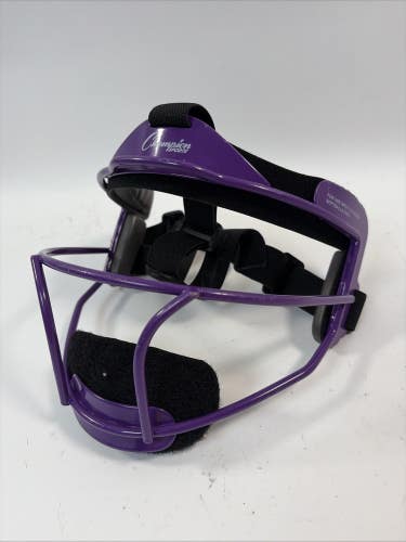 Champion Sports Softball Mask, Purple
