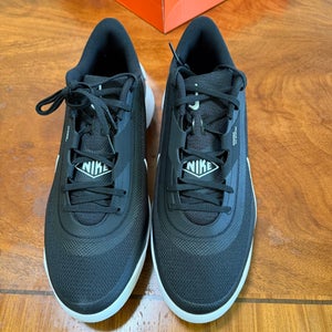 Black Men's Size M 14.0 (W 15.0) Adult Nike Low Top Molded Cleats (New)