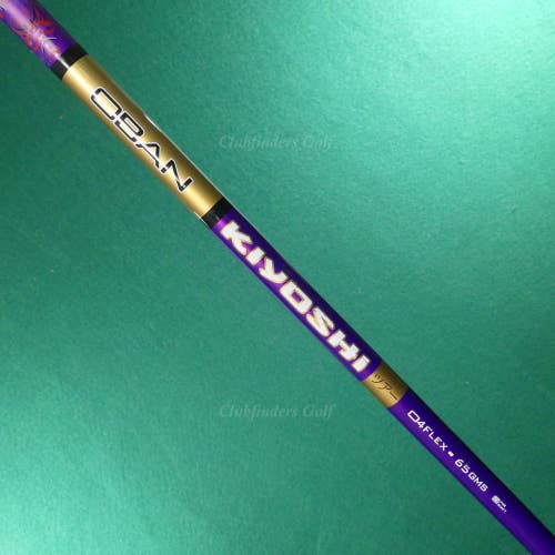 Oban Kiyoshi Purple 65g .335 04 Stiff 41.25" Pulled Graphite Wood Shaft