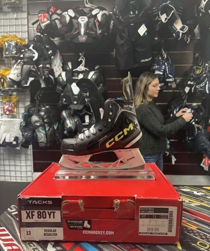 2024 CCM Tacks XF 80 Hockey Skates Regular Width 13 (New)