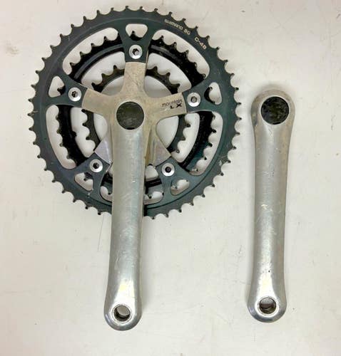 Vintage Shimano Mountain LX FC-M452 170mm 46/36/24 Aluminum Triple Crankset