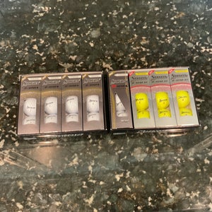 Srixon Z-STAR Pure White and Tour Yellow Balls 24 Pack (2 Dozen) (New)