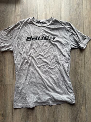Gray Medium Men's Bauer Shirt  #92 Okanagan Hockey Academy