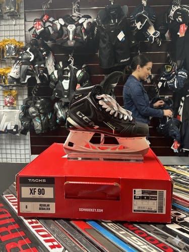 2024 CCM Tacks XF 90 Hockey Skates Regular Width 8 (New)