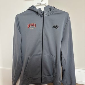 New Balance Denver Hockey gray full zip jacket