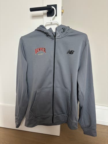New Balance Denver Hockey gray full zip jacket
