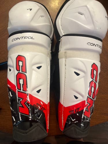 Junior CCM Control 12" Shin Pads (Used)