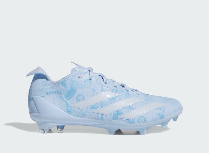 new men's 8.5 Adidas Adizero Electric II currency Football Cleats blue JQ3981