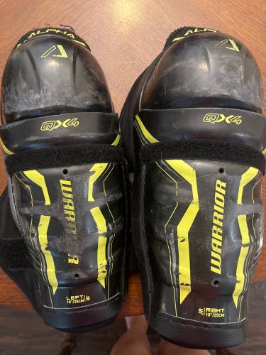 Junior Warrior Alpha QX4 10" Shin Pads (Used)