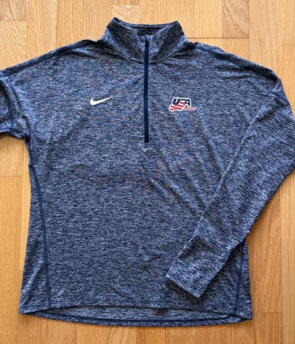 Pro Stock Team USA Hockey 1/4 Zip Jacket - Size M (NEW)