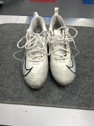 Gray Men's Size M 11.5 (W 12.5) Adult Nike Vapor Edge Pro 360 Mid Top Molded Cleats (Used)