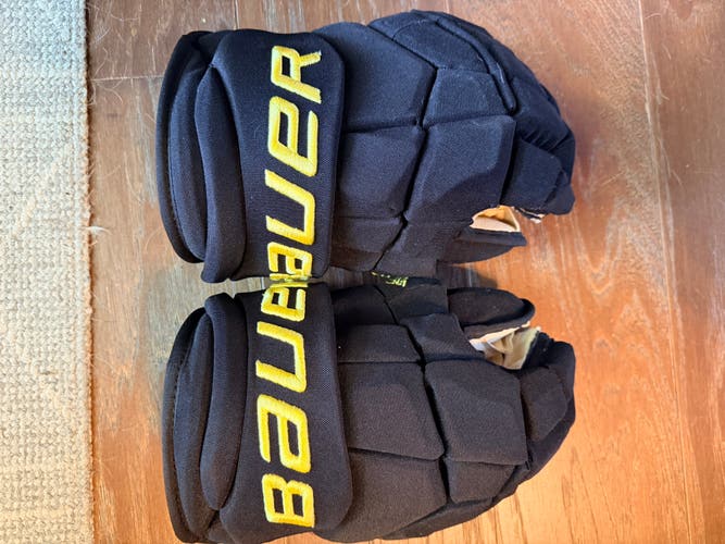 Bauer Supreme Ultrasonic Gloves 14" Pro Stock (Used)OEL Skate Gloves