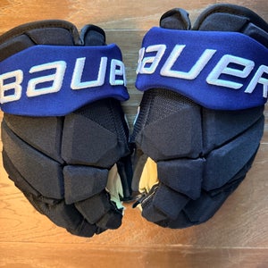 Bauer Vapor Hyperlite Gloves 14" Pro Stock (New)Leaf 3rd Jersey