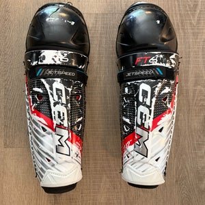 Junior CCM JetSpeed FT6 12" Shin Pads (Used)