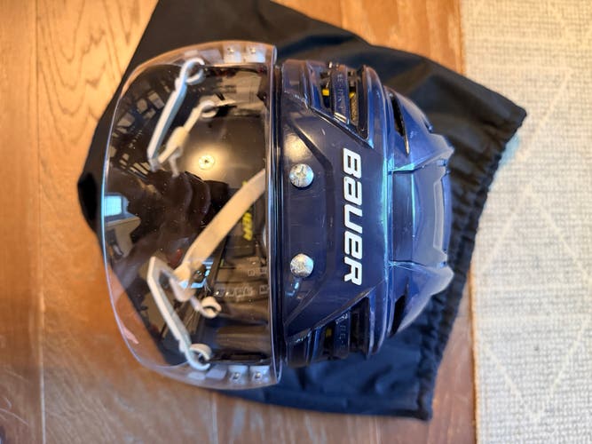 Medium Bauer Re-Akt 150 Helmet Pro Stock (Used) with Bauer Visor