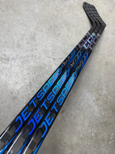 3 PACK 95 Flex P92 Senior CCM Jetspeed FT7 Pro Left Hand Hockey Stick Pro Stock (New)