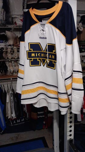 Reebok University of Michigan Goalie Cut Jersey