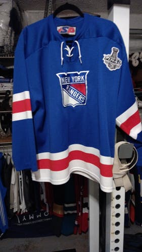 Brand SP New York Rangers Goalie Cut Jersey, Color Blue