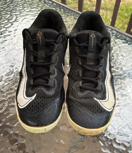 Black Men's Size M 7.0 (W 8.0) Nike Nike alpha huarache elite 4 Low Top Metal (Used)