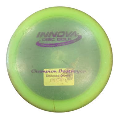 Used Innova Champ Destroyer Disc Golf Driver Neon Green 175g 11450-s000522272