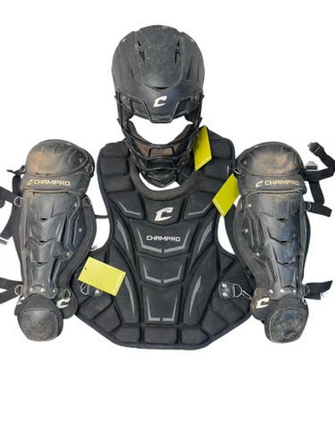 Used Champro Cmhxm Catchers Chest Protector Black Youth 11835-s000208936