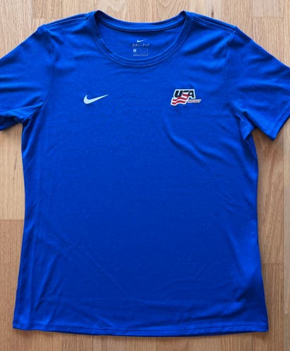 Pro Stock Team USA Hockey Workout T-Shirt - Size M (USED)