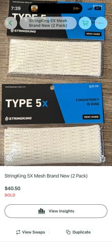 StringKing Type 5x BRAND NEW (2 PACK)