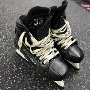 2024 Bauer Pro Hockey Goalie Skates Pro Stock Custom Size 4.5 (Used)