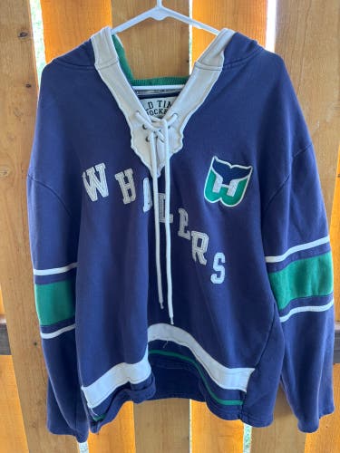 Whalers hockey hoodie Sweatshirt (Used)