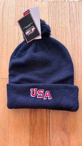 Pro Stock Team USA Hockey Olympic Winter Hat/Beanie (NEW)