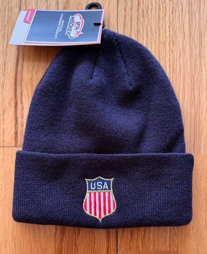 Pro Stock Team USA Hockey Olympic Winter Hat/Beanie (NEW)