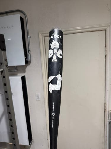 2022 DeMarini The Goods One Piece Alloy BBCOR Certified Bat (-3) 31 oz 34" (Used)
