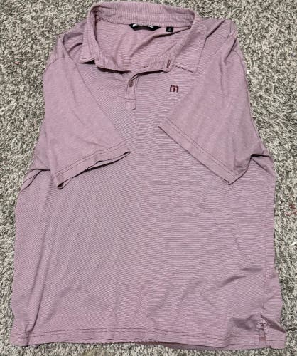 Red XXL Men's Travis Matthew Shirt (Used)