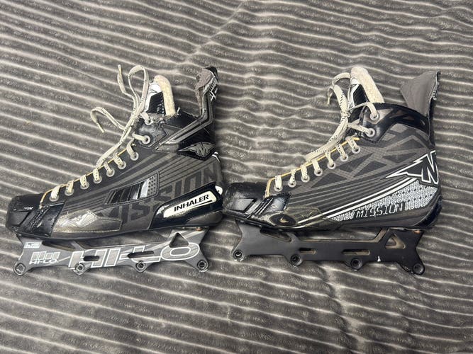 Mission Inhaler DS4(it says DS5 but they don’t have DS4 option)Skates Regular Width Size 10, Used