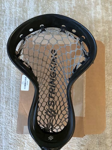 StringKing Mark 2F Lacrosse Head - Black - Strung FOGO